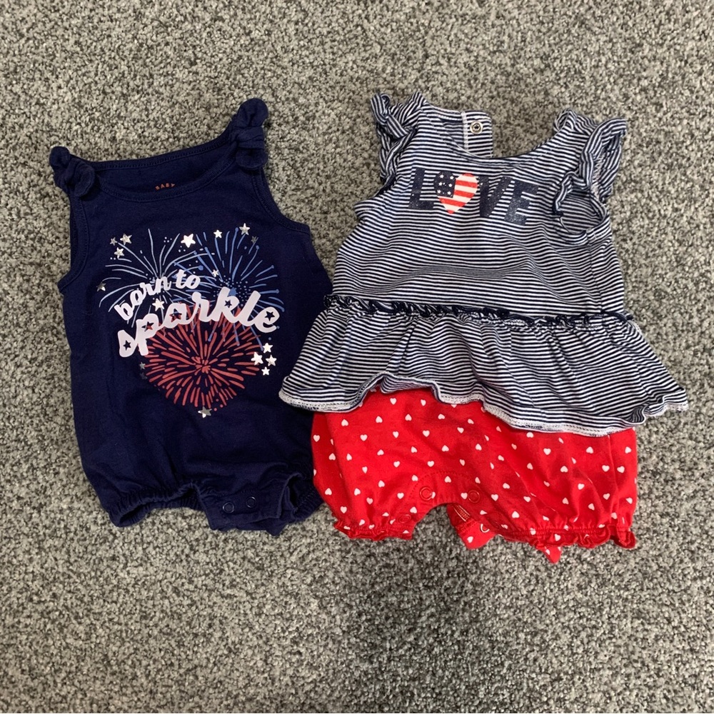 Newborn 4th of July Outfits